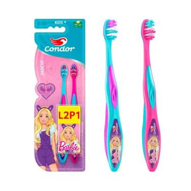 Imagem de Escova Dental Condor Kids Barbie Leve 2 Pague 1