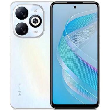 Imagem de Celular Infinix Smart 8 128GB Branco Smartphone Entrada Intermediária 