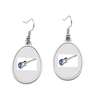 Imagem de Brinco de baixo azul - Brincos pendurados para meninas - Presente de festa de aniversário dos namorados