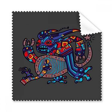 Imagem de Pano de limpeza de óculos para celular Universe and Alien Monster Cleaner, 5 peças