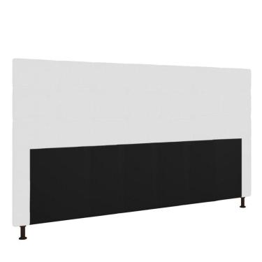Imagem de Cabeceira Cama Box King 195cm Corino Branco