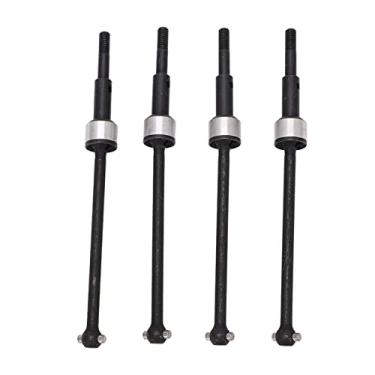 Imagem de Eixo de acionamento traseiro dianteiro RC, 4 peças Kit de eixo de acionamento CVD dianteiro traseiro RC de aço para RedCat Blackout XTE XBE SC Series 1/10