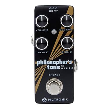 Imagem de Pigtronix Pedal De Efeitos De Compressão De Guitarra, (Ptm) Preto