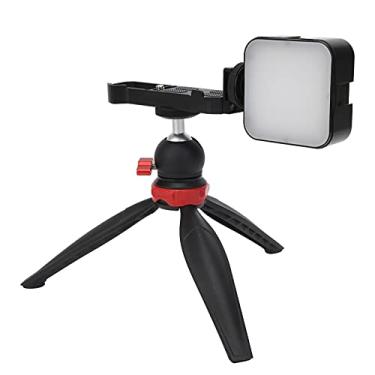 Imagem de Tripé Vlogging, tripé de mesa de câmera com kit de vlogging de luz de enchimento, para G7X2/G7X3