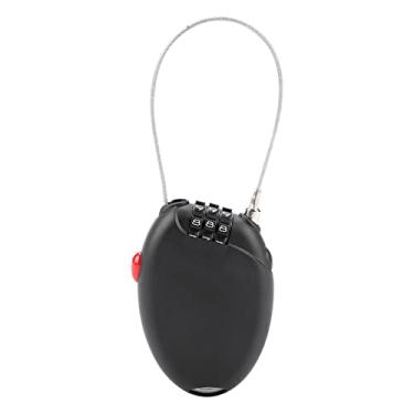 Imagem de Joyzan Trava de senha com combinação reajustável portátil, cabo retrátil multifunção de bloqueio de bicicleta de alta segurança anti-roubo de bicicleta para ciclismo elétrico estrada montanha