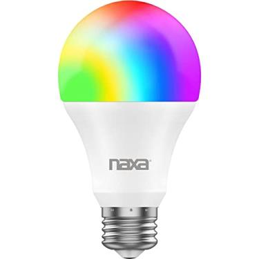 Imagem de Lâmpada LED inteligente Naxa NSH-2000 Wi-Fi, 2,3" x 2,3" x 4,5", branca