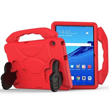 Imagem de Acessórios para tablets Para Huawei Mediapad T5 10,1 polegadas EVA Crianças Falling Prova Protective Shell com suporte de polegar