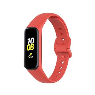 Imagem de Pulseira de Silicone marca 123smart para Galaxy Fit2 SM-R220 Fit 2 R220