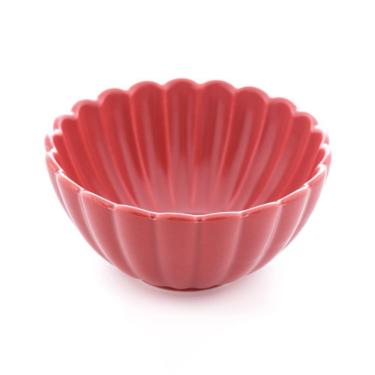 Imagem de Cj 2 Bowls De Porcelana Pétala Vermelho Matt 12X6Cm