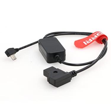 Imagem de DRRI D-Tap para ângulo reto regulado 5V USB tipo C cabo de alimentação de saída para dispositivos de som Mix Pre II