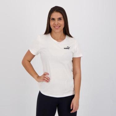 Imagem de Camiseta Puma Ess Small Logo Feminina Branca