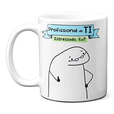 Imagem de Caneca Profissional De Ti Arruma Meu Computador? Presente (Branca)