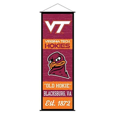 Imagem de Placa de rolagem e banner Virginia Tech Hokies
