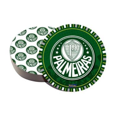 Imagem de Porta Copos Palmeiras Festcolor 8Und