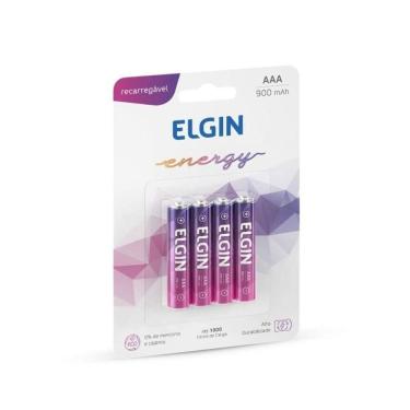 Imagem de Pilha Elgin Recarregavel 900mah 1 2v Aaa C 4 82169
