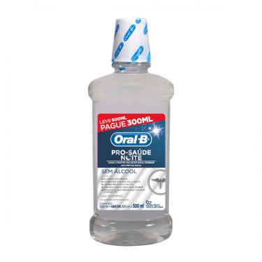 Antisséptico Bucal Oral B Pro-Saúde Noite 500ml