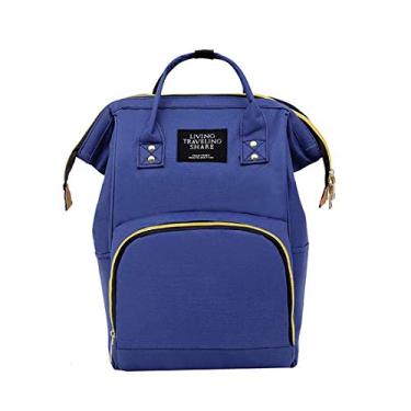 Imagem de Mochila multifuncional para troca de bebê, mochila para troca de fralda Mochila multifuncional de viagem 25 * 17 * 40 cm para mamãe e papai Alta capacidade