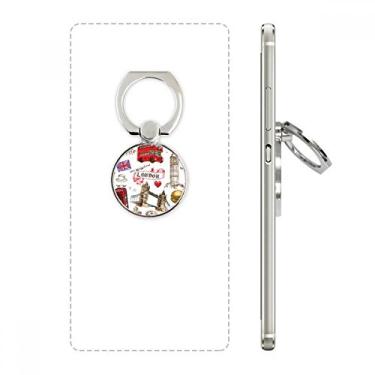 Imagem de Suporte de anel de telefone para carro de ônibus de hambúrguer Reino Unido com alça ajustável