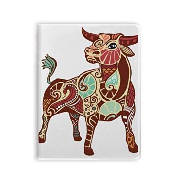 Imagem de Caderno com símbolo do zodíaco da Constelação Taurus Diário capa macia