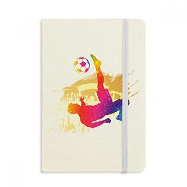 Imagem de Caderno de chute oficial de futebol americano, capa dura de tecido, diário clássico