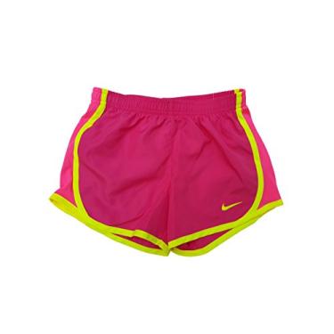Imagem de Nike Little Girls Tempo Shorts (6X Little Kids, Vivid Pink/Volt)