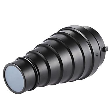 Imagem de Domary Snoot cônico de metal com grade de favo de mel 5 unidades kit de filtro de cores para estúdio de montagem Bowens Strobe Monolight Flash de fotografia