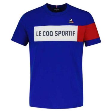 Imagem de Camiseta Ss Tricolor Azul - Le Coq Sportif