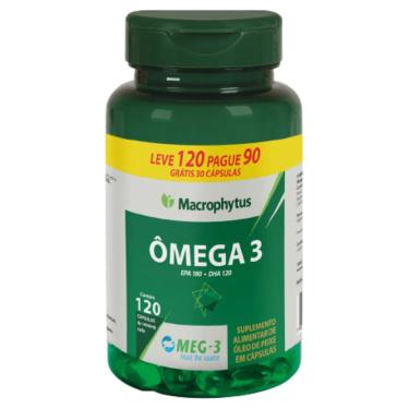 Imagem de ÔMEGA 3 MEG-3® EPA/DHA 120 SOFTGELS - MACROPHYTUS 