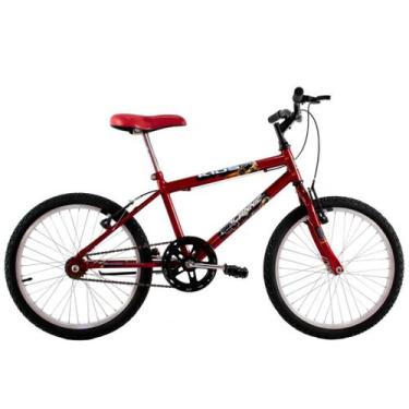 Imagem de Bicicleta Infantil Aro 20 Kids Cor Vermelha - Dalannio Bike