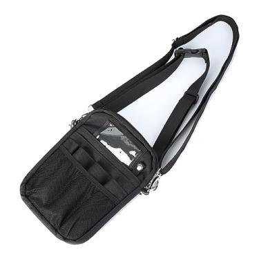 Imagem de Gicov Pochete de enfermeira com suporte de fita, pochete de enfermeira para mulheres, organizador de cinto de enfermagem, bolsa de armazenamento para estetoscópios, tesouras e outros suprimentos de emergência, Preto, Pochete de enfermeira