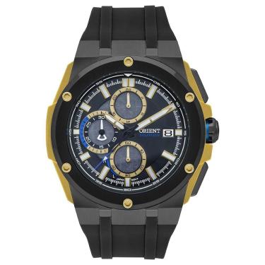 Imagem de Relógio ORIENT masculino solar cronógrafo preto MTSPC013 P1PX