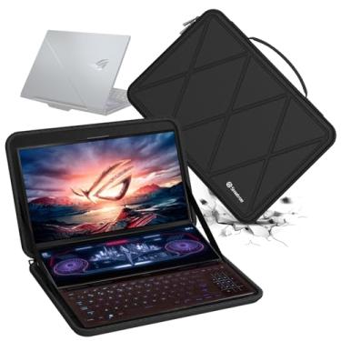 Imagem de Capa protetora rígida Smatree EVA compatível com notebook ASUS 2021 ROG Zephyrus Duo 15 SE GX551QS-XS99/GX551QS-XS98/GX551QS-XB99 de 15,6 polegadas, fina e anti-impactos (X8306)