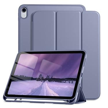 Imagem de Dirrelo Compatível com iPad (A16) 11ª geração, capa de 11 polegadas 2025 nova, para iPad 10.9 polegadas 2022, capa protetora com suporte de três dobras com suporte para lápis, hibernar/despertar