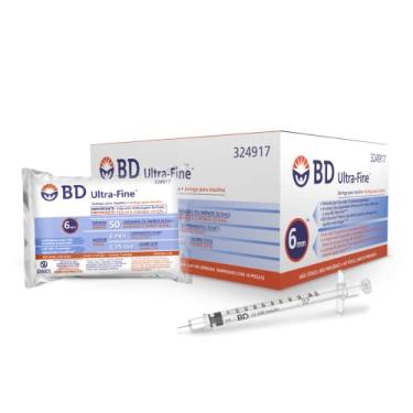 Imagem de Seringa BD Ultra Fine c/100 Agulhas 6mm 50Un(UI)