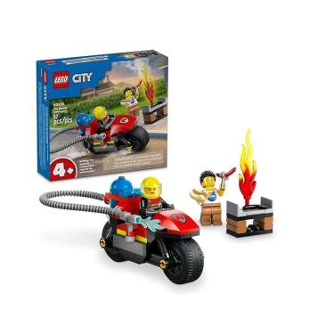 Imagem de Lego City Motocicleta dos Bombeiros - 60410