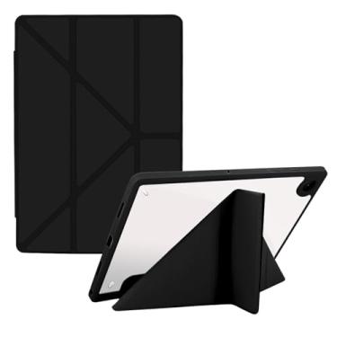 Imagem de Capa protetora para tablet PC compatível com Samsung Galaxy Tab S8 Plus/S7 Plus 12,4 polegadas SM-X800/X806/SM-T970/T975 capa para tablet inteligente, capa protetora fina, pode visualização em vários