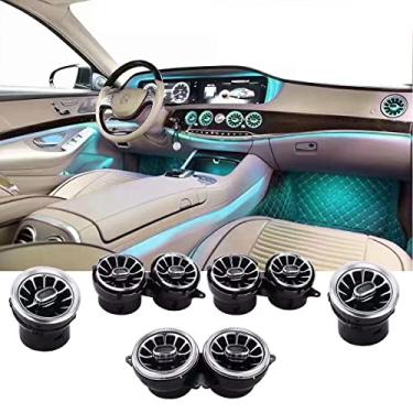 Imagem de OKL CPARTS 8 peças W222 acessórios LED para ventilação ambiente luzes ambientais 7 cores kit de substituição para Benz S Class W222 S400 S450 S500 S550 S560 S580 S600 S63 S65 NÃO serve para Coupe 2