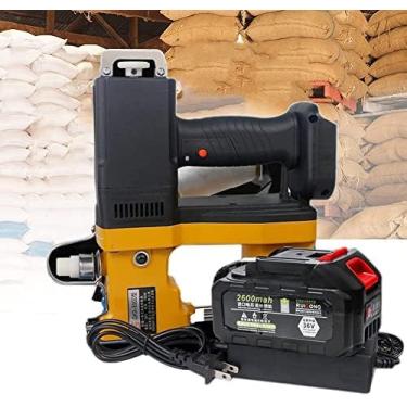 Imagem de Máquina de costura mais próxima de saco portátil, máquina de selagem de fechamento de saco sem fio portátil Costurador de embalagem de saco 2s / saco para saco/tecido/arroz/pele de cob