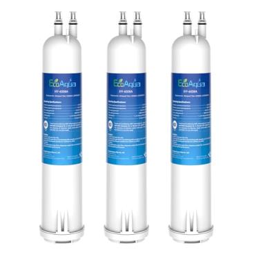 Imagem de EcoAqua Substituição EDR3RXD1 para filtro Everydrop® 3, 4396841, 4396710, Kenmore® 46-9083, EFF-6008A, filtro de água de geladeira, 3 filtros