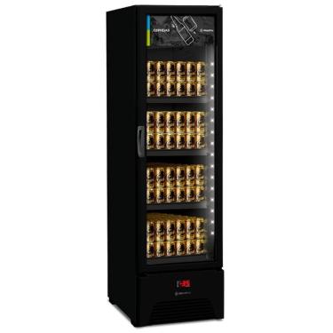 Imagem de Cervejeira All Black Vn28rh Metalfrio Expositor All Black 337 Litros 220v