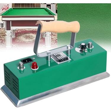 Imagem de Ferro de pano de mesa de bilhar, escova de mesa de sinuca com temperatura ajustável, acessórios termostáticos de sinuca, toalha de mesa de sinuca de ferro rápido, para sala de jogos de bilha