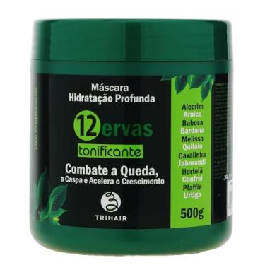 Imagem de Creme Hidratante Trihair 12 Ervas Tonificante Queda 500g