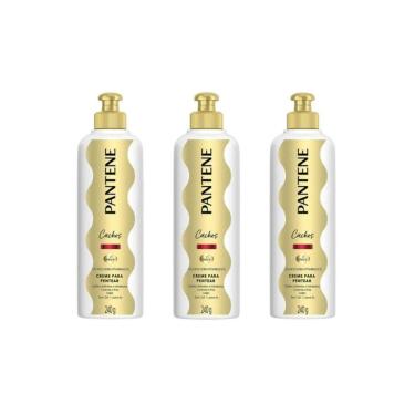Imagem de Creme Para Pentear Pantene 240G Hidra-Vit Cachos - Kit C/3Un