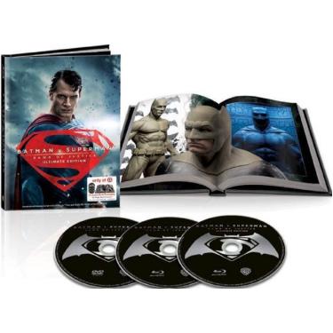 Imagem de Batman v Superman: Dawn Of Justice (Target/Lent/Digi book /Ultimate Edition Blu-ray + Theatrical Blu-ray + Digital HD UltraViolet Combo Pack)