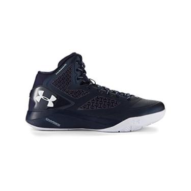 Imagem de Tênis de basquete masculino Under Armour UA ClutchFit Drive 2, Midnight Navy/Metallic Silver/White, 6
