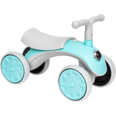 Imagem de Bicicleta Scooter de Equilíbrio 4 Rodas Branco e Azul Buba 18032