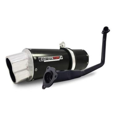 Imagem de Escape / Ponteira Coyote RS5 Boca 8 Aluminio Oval - FZ 15 - Yamaha, Pr