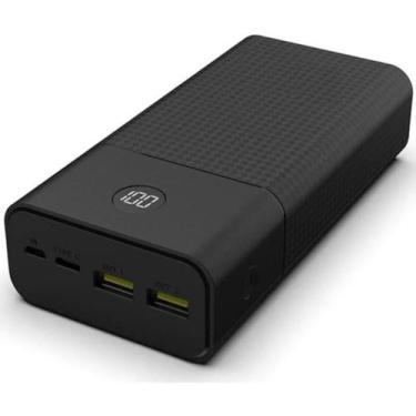 Imagem de Carregador Portátil Power Bank 30.000mah Super Carga Rápida Preto - xt