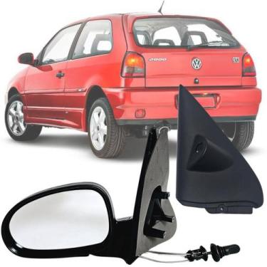 Imagem de Retrovisor Esquerdo e Acabamento Volkswagen Gol Bola Parati G2 95 96 9