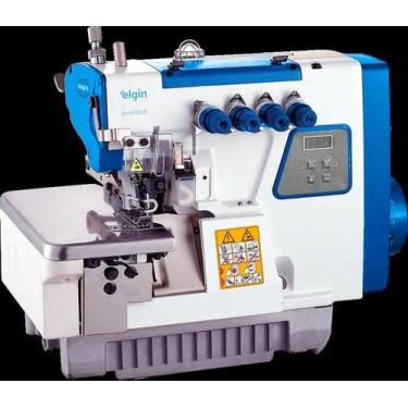 Imagem de Ponto Cadeia, overlock 4 fios- Elgin 110 ou 220v Direc Drive, 110V